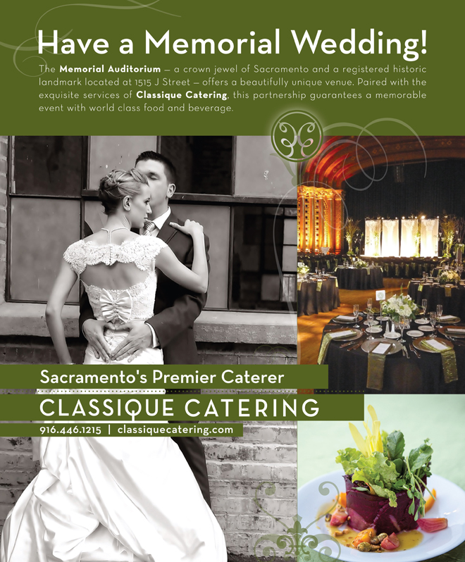 Sacramento Wedding Caterer | Classique Catering | Sacramento Memorial Auditorium | Best Sacramento Wedding Caterer | Wedding Caterer