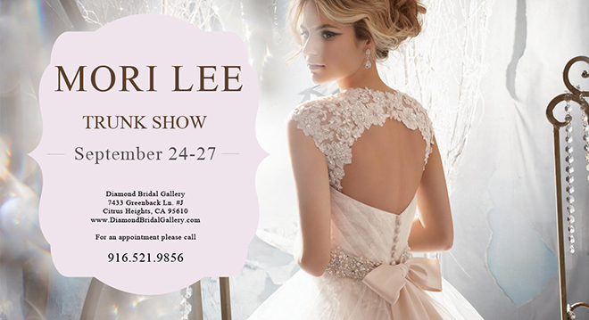 Diamond Bridal Gallery_Mori Lee Trunk Show_September 2015_Sacramento Bridal Gowns