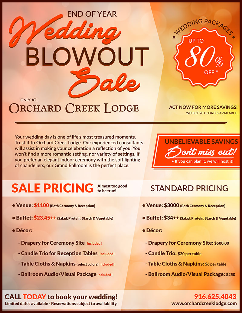 Orchard Creek Lodge-Wedding-Blowout-Sacramento Wedding Venue