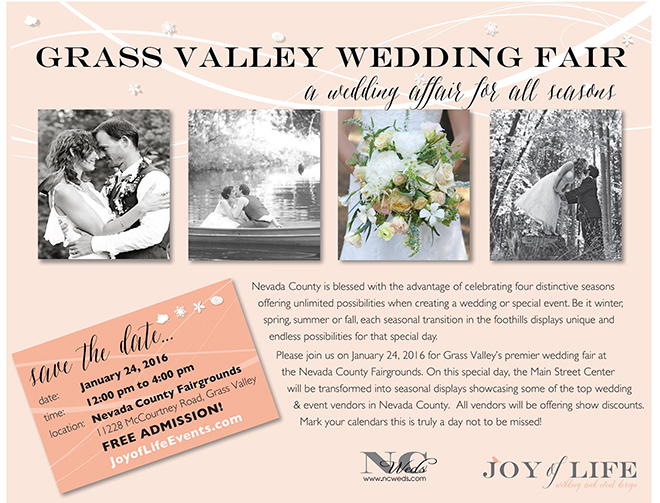 Grass Valley Wedding Event