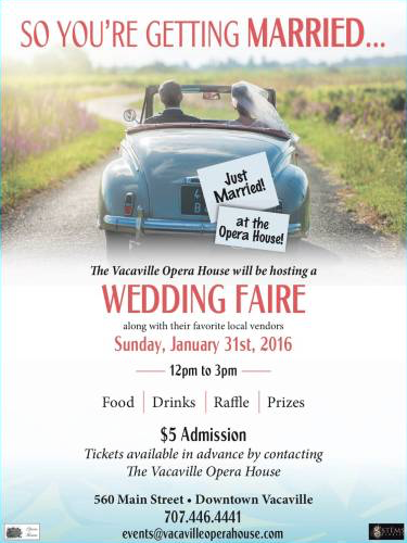 he Vacaville Opera House Wedding & Event Fair Open House