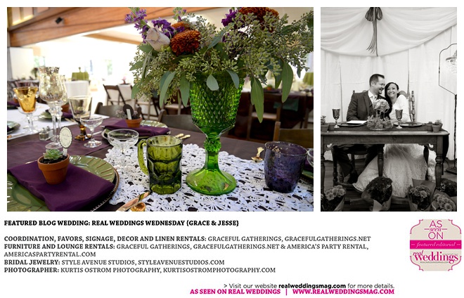 As seen in Real Weddings Magazine, www.realweddingsmag.com