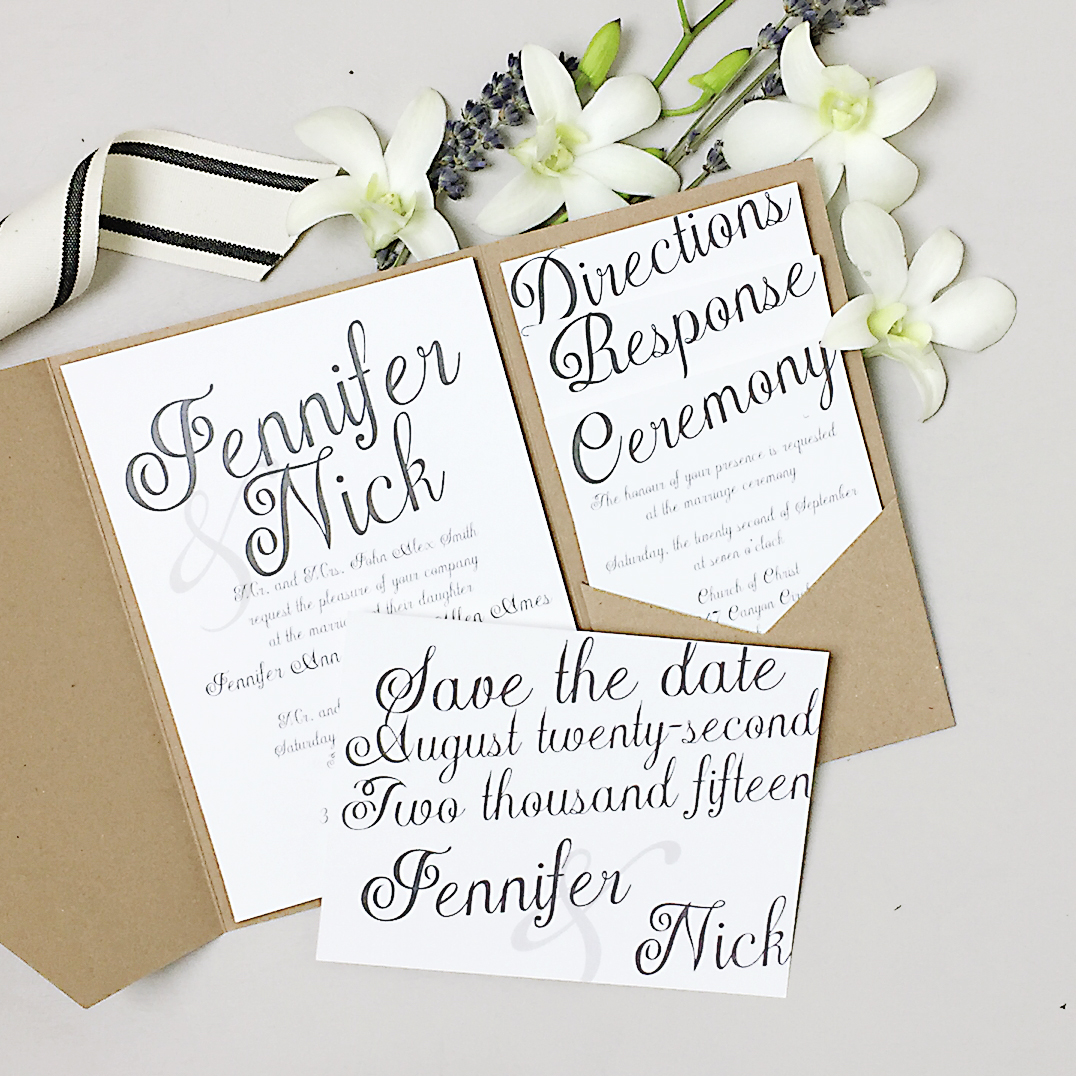 Sacramento Wedding Invitations: Go Truly Custom™ With Basic Invite