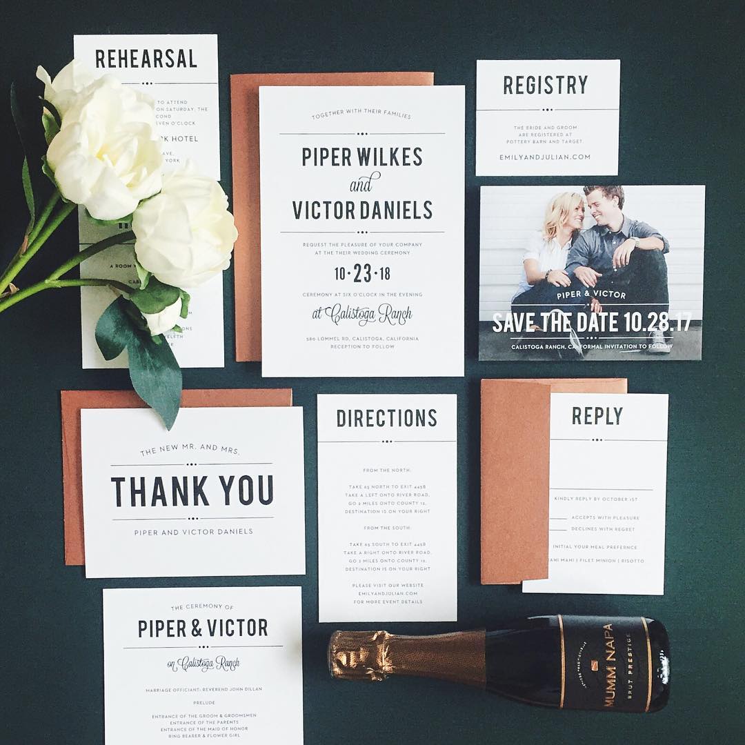 Sacramento Wedding Invitations: Go Truly Custom™ With Basic Invite