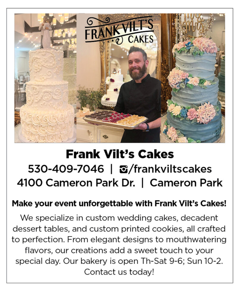 Best Sacramento Cameron Park Wedding Cakes