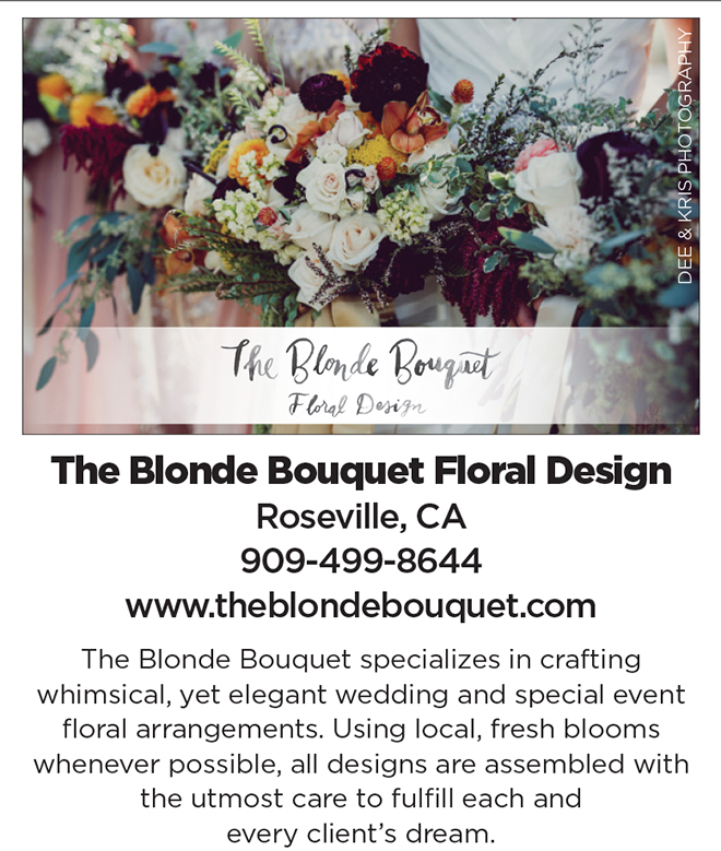 The Blonde Bouquet | Roseville Wedding Florist | Sacramento Wedding Florist | Wedding Florist | Organic Wedding Flowers