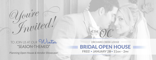 Sacramento Bridal Show, Northern California Wedding Show, Lincoln Wedding Venue, Bridal Open House, Wedding Open House | Orchard Creek Lodge