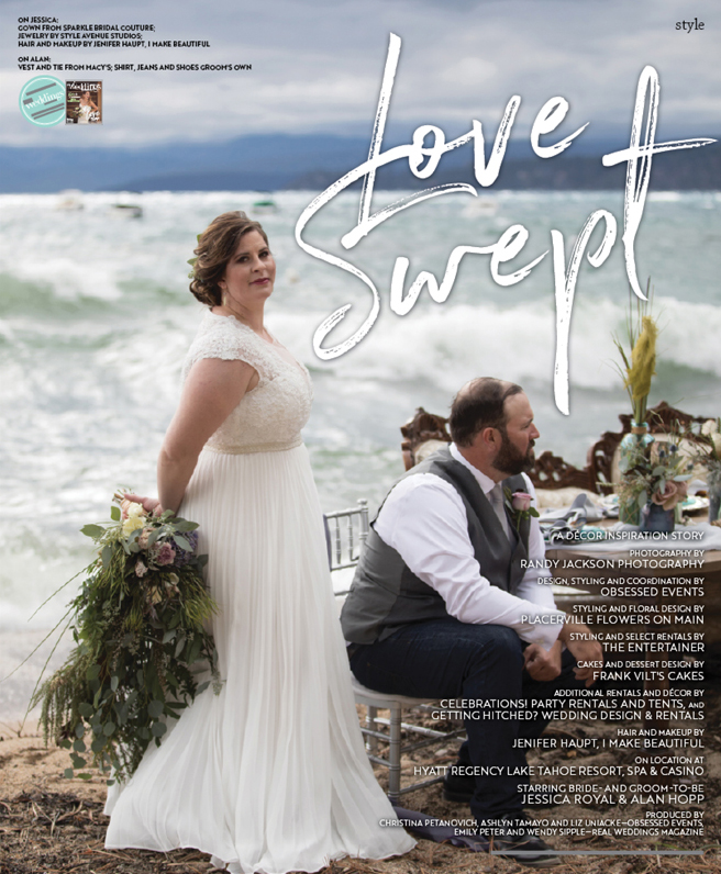 Lake Tahoe Wedding Inspiration: Love Swept {The Layout} from the  Winter/Spring 2018 issue of Real Weddings Magazine