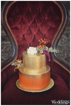 Sacramento's Real Weddings Magazine From Tahoe With Love Photo Shoot by Capture Photography at Northstar California. With sets designed by Graceful Gatherings with help from FiftyFlowers.com, Tan Weddings & Events and Above & Beyond Cakes.