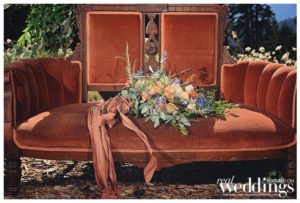 Sacramento's Real Weddings Magazine From Tahoe With Love Photo Shoot by Capture Photography at Northstar California. With sets designed by Graceful Gatherings with help from FiftyFlowers.com, Tan Weddings & Events and Above & Beyond Cakes.