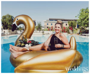Sacramento Real Weddings Magazine Modern Love Photo Shoot. Shot by Dee & Kris Photography on location at Kimpton Sawyer Hotel featuring real bride Samantha Raggio.