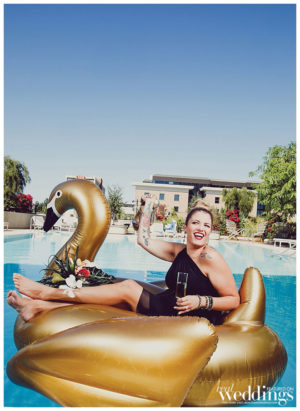Sacramento Real Weddings Magazine Modern Love Photo Shoot. Shot by Dee & Kris Photography on location at Kimpton Sawyer Hotel featuring real bride Samantha Raggio.