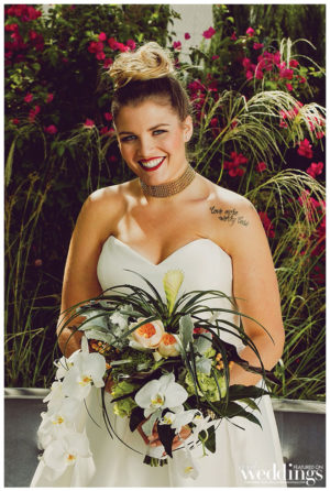 Sacramento Real Weddings Magazine Modern Love Photo Shoot. Shot by Dee & Kris Photography on location at Kimpton Sawyer Hotel featuring real bride Samantha Raggio.