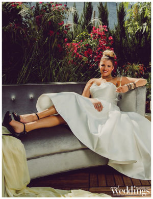 Sacramento Real Weddings Magazine Modern Love Photo Shoot. Shot by Dee & Kris Photography on location at Kimpton Sawyer Hotel featuring real bride Samantha Raggio.