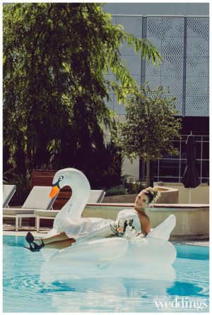 Sacramento Real Weddings Magazine Modern Love Photo Shoot. Shot by Dee & Kris Photography on location at Kimpton Sawyer Hotel featuring real bride Samantha Raggio.