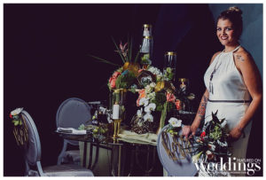 Sacramento Real Weddings Magazine Modern Love Photo Shoot. Shot by Dee & Kris Photography on location at Kimpton Sawyer Hotel featuring real bride Samantha Raggio.