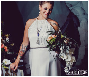 Sacramento Real Weddings Magazine Modern Love Photo Shoot. Shot by Dee & Kris Photography on location at Kimpton Sawyer Hotel featuring real bride Samantha Raggio.