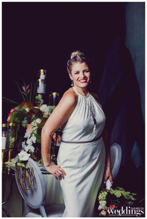 Sacramento Real Weddings Magazine Modern Love Photo Shoot. Shot by Dee & Kris Photography on location at Kimpton Sawyer Hotel featuring real bride Samantha Raggio.