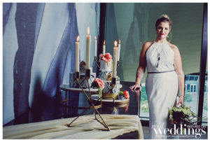 Sacramento Real Weddings Magazine Modern Love Photo Shoot. Shot by Dee & Kris Photography on location at Kimpton Sawyer Hotel featuring real bride Samantha Raggio.