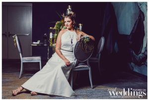 Sacramento Real Weddings Magazine Modern Love Photo Shoot. Shot by Dee & Kris Photography on location at Kimpton Sawyer Hotel featuring real bride Samantha Raggio.