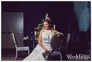 Sacramento Real Weddings Magazine Modern Love Photo Shoot. Shot by Dee & Kris Photography on location at Kimpton Sawyer Hotel featuring real bride Samantha Raggio.
