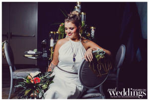 Sacramento Real Weddings Magazine Modern Love Photo Shoot. Shot by Dee & Kris Photography on location at Kimpton Sawyer Hotel featuring real bride Samantha Raggio.