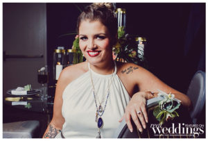 Sacramento Real Weddings Magazine Modern Love Photo Shoot. Shot by Dee & Kris Photography on location at Kimpton Sawyer Hotel featuring real bride Samantha Raggio.