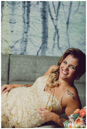 Sacramento Real Weddings Magazine Modern Love Photo Shoot. Shot by Dee & Kris Photography on location at Kimpton Sawyer Hotel featuring real bride Samantha Raggio.