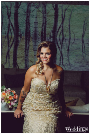Sacramento Real Weddings Magazine Modern Love Photo Shoot. Shot by Dee & Kris Photography on location at Kimpton Sawyer Hotel featuring real bride Samantha Raggio.