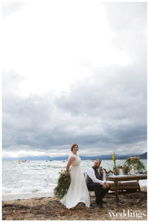 Sacramento's Real Weddings Magazine's Love Swept styled photo shoot. Photographed by Randy Jackson Photography on location at the Hayatt Regency Lake Tahoe, and featuring soon-to-be married couple, Jessica Royal and Alan Hopp.