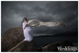 Sacramento's Real Weddings Magazine's Love Swept styled photo shoot. Photographed by Randy Jackson Photography on location at the Hayatt Regency Lake Tahoe, and featuring soon-to-be married couple, Jessica Royal and Alan Hopp.