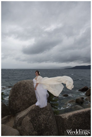 Sacramento's Real Weddings Magazine's Love Swept styled photo shoot. Photographed by Randy Jackson Photography on location at the Hayatt Regency Lake Tahoe, and featuring soon-to-be married couple, Jessica Royal and Alan Hopp.
