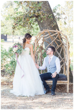 Sacramento Real Weddings Magazine Love Is Magic Styled Shoot in the Winter/Spring 2018 issue. Photography by Rochelle Wilhelms Photography on location at Field & Pond featuring newlyweds Jacqueline and Zach Timberlake.