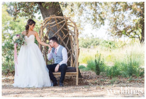Sacramento Real Weddings Magazine Love Is Magic Styled Shoot in the Winter/Spring 2018 issue. Photography by Rochelle Wilhelms Photography on location at Field & Pond featuring newlyweds Jacqueline and Zach Timberlake.