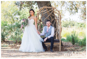 Sacramento Real Weddings Magazine Love Is Magic Styled Shoot in the Winter/Spring 2018 issue. Photography by Rochelle Wilhelms Photography on location at Field & Pond featuring newlyweds Jacqueline and Zach Timberlake.