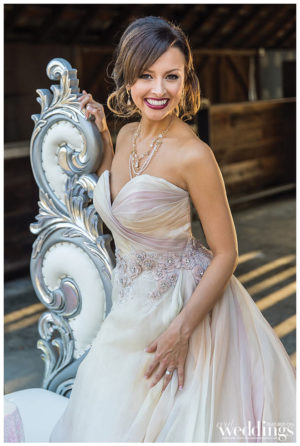 Sacramento Real Weddings Magazine Love Is Magic Styled Shoot in the Winter/Spring 2018 issue. Photography by Rochelle Wilhelms Photography on location at Field & Pond featuring newlyweds Jacqueline and Zach Timberlake.