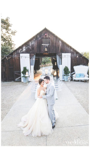 Sacramento Real Weddings Magazine Love Is Magic Styled Shoot in the Winter/Spring 2018 issue. Photography by Rochelle Wilhelms Photography on location at Field & Pond featuring newlyweds Jacqueline and Zach Timberlake.