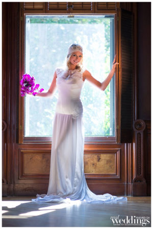 Cover Model Karmen from our Winter/Spring 2014 issue photographed by The Red Sneaker Studio at the Crocker Art Museum for Real Weddings Magazine.