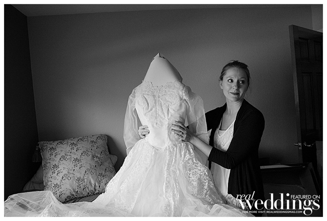 Bride Wears Grandmother's Wedding Dress from 1961