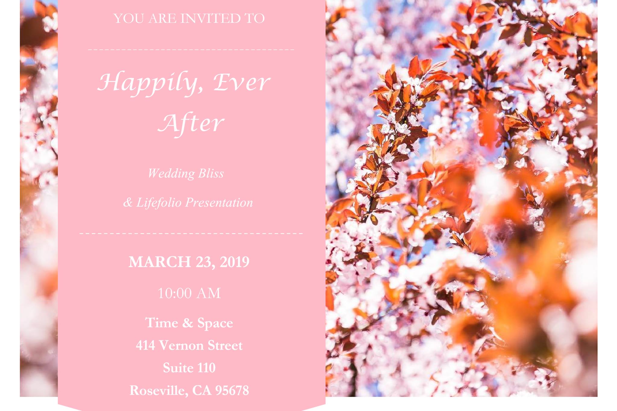 Happily Ever After Wedding Bliss - Roseville - March 2019