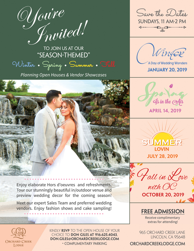 Lincoln Wedding Show | Lincoln Wedding Venue | Orchard Creek Lodge