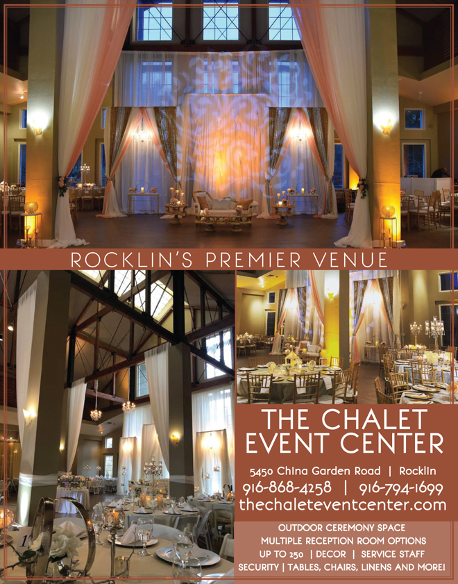 Rocklin Wedding Venue | Sacramento Bride | Chalet Event Center