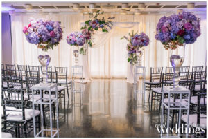 Downtown Sacramento Wedding | Purple Glam Wedding