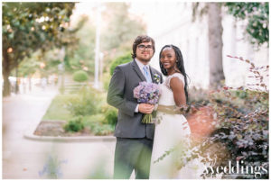 Lauren & Bryce | Downtown Sacramento Wedding | Purple Glam Wedding