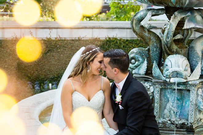 Amanda & Roger | Sacramento Aren Hills Wedding | Temple Photography | Pink and Gold Glam Wedding Inspiration