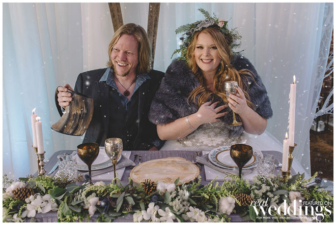 Winter Wedding | Viking Wedding | Nordic Wedding | The Maples \ XSiGHT Photography | Woodland Wedding