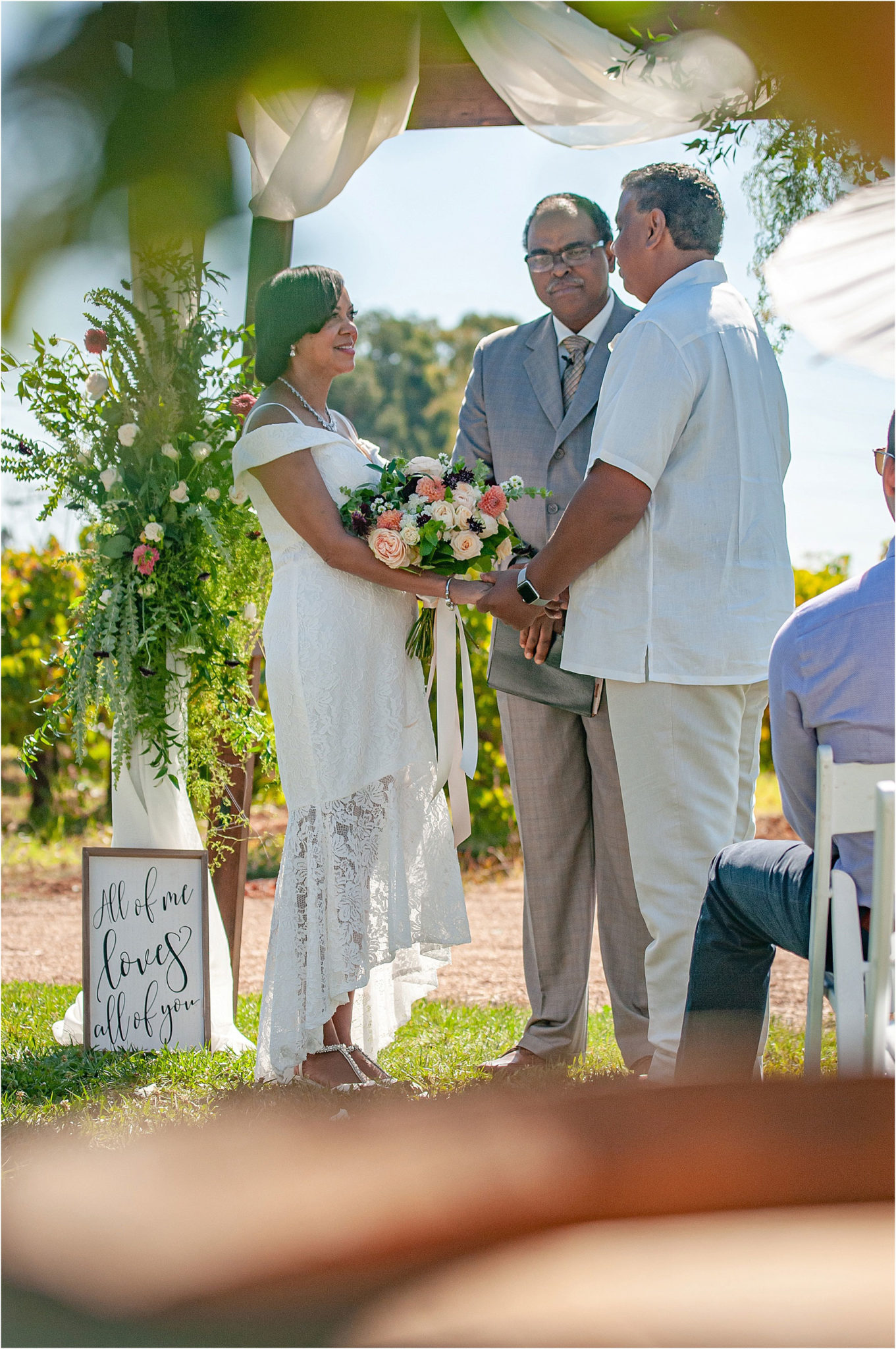 Victoria Darrell Kristina Cilia Photography McConnell Estates Winery Casual Outdoor Wedding