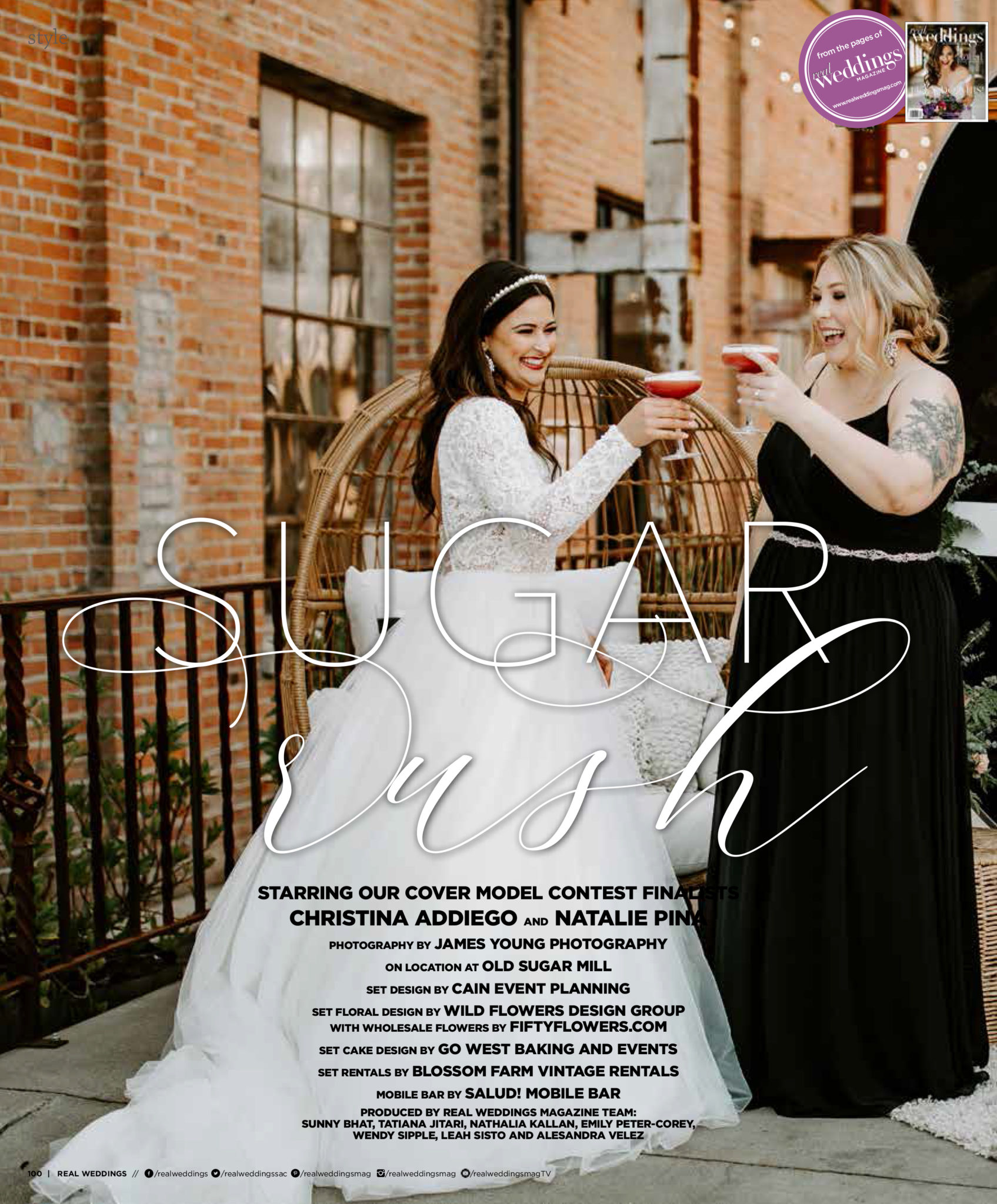 Sugar Rush by James Young Photography at Old Sugar Mill for Real Weddings Magazine