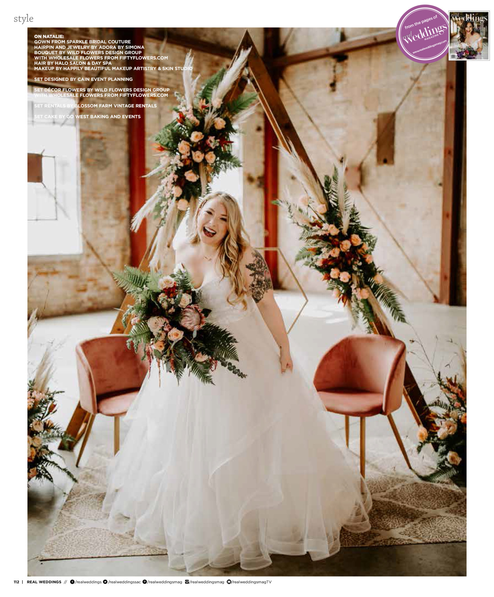 Sugar Rush by James Young Photography at Old Sugar Mill for Real Weddings Magazine