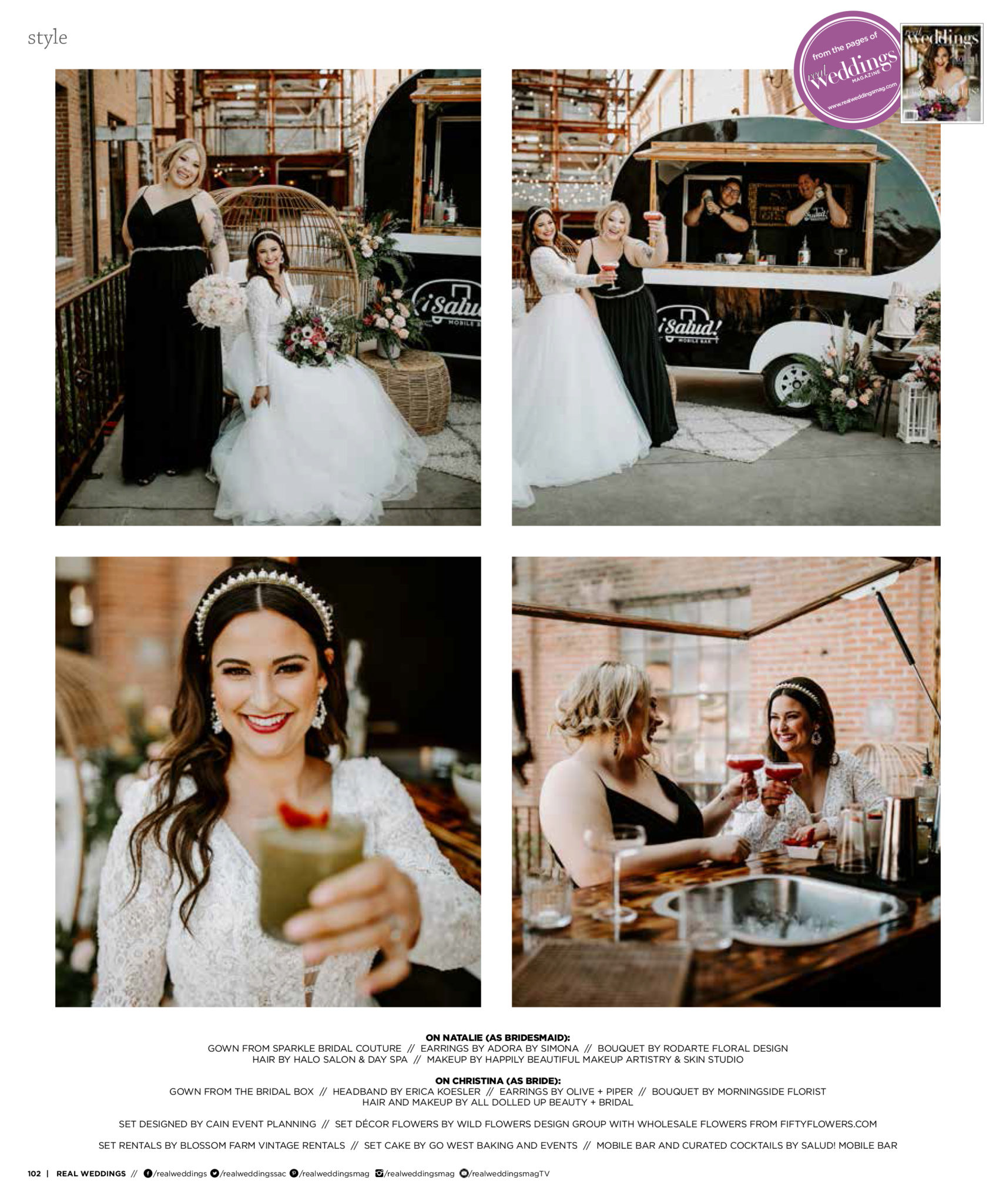 Sugar Rush by James Young Photography at Old Sugar Mill for Real Weddings Magazine